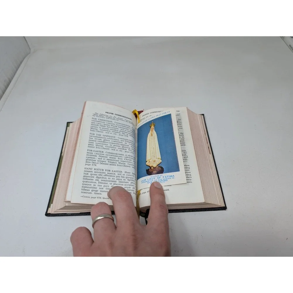 Jesus Mary & Joseph JMJ‎ Daily Missal The Official Prayers Church Benzinger 1962